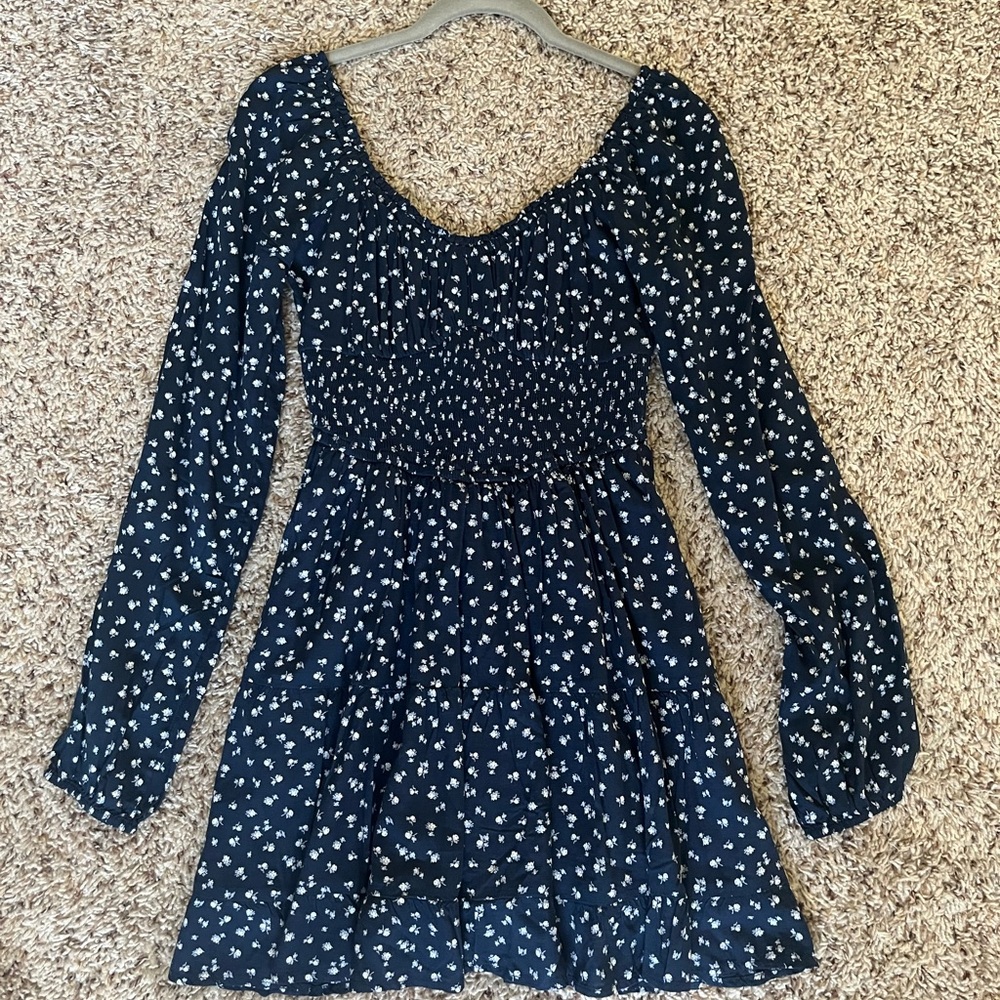 Floral Navy Dress